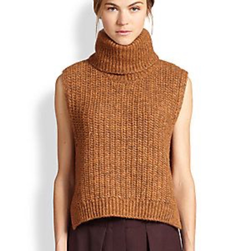 3.1 Phillip Lim Mustard Funnel Neck Sweater